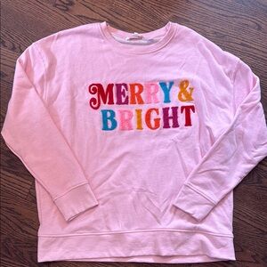 Pink Merry & Bright Sweatshirt